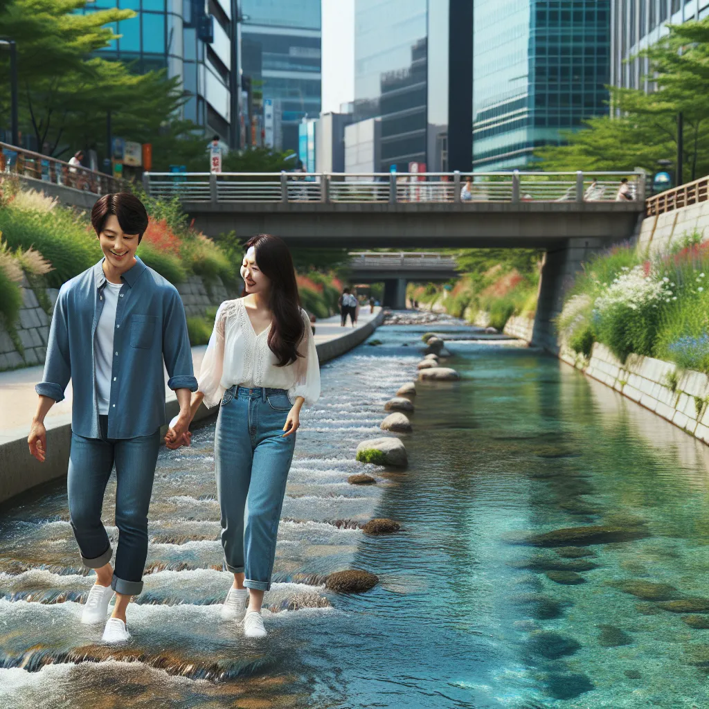 Cheonggyecheon Stream: Serenity in the Heart of Seoul