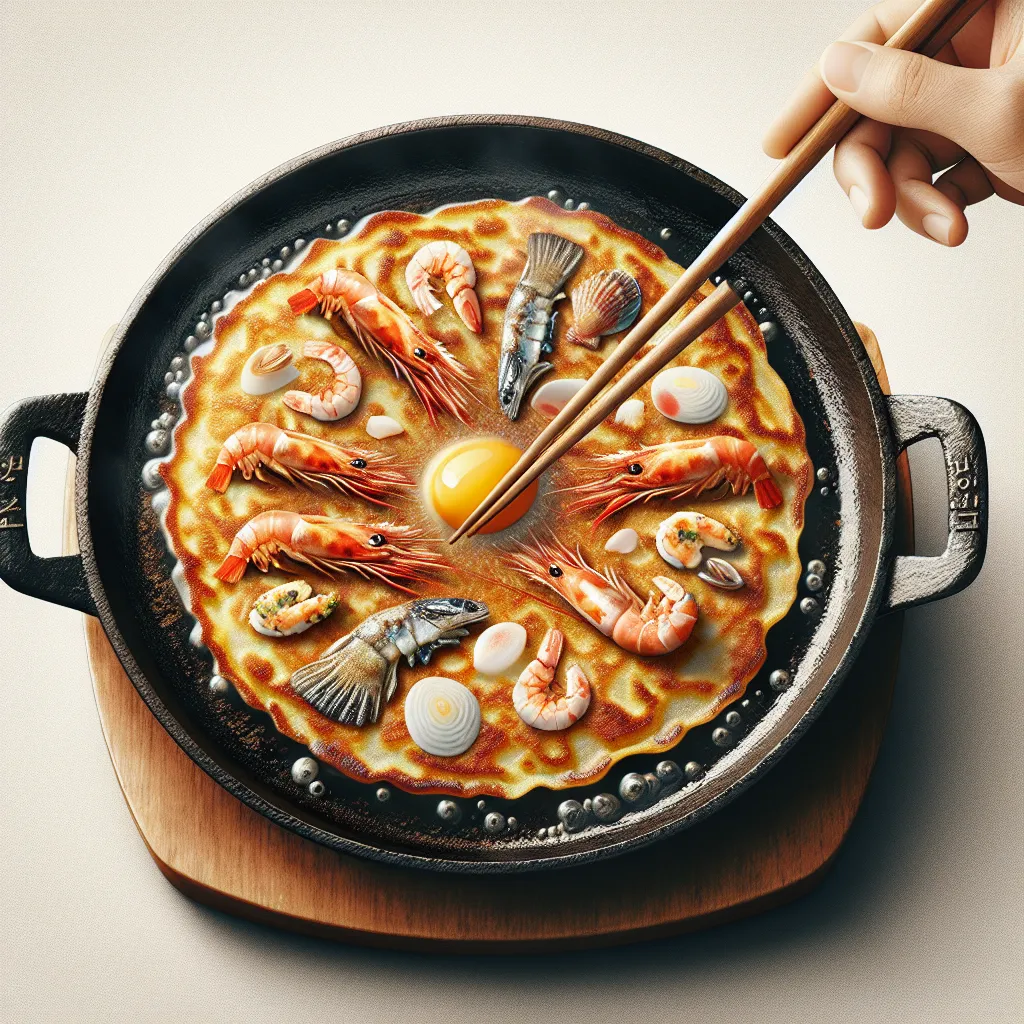 Haemul Pajeon: Crispy and Delicious Korean Seafood Pancake