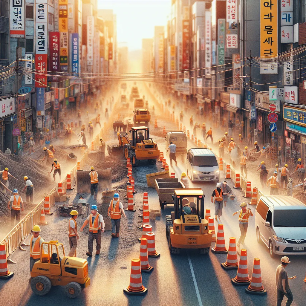 Dealing with Road Construction: How to Navigate Construction Zones in Korea