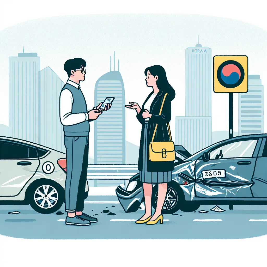 Handling Accidents: What to Do in Case of a Car Accident in Korea