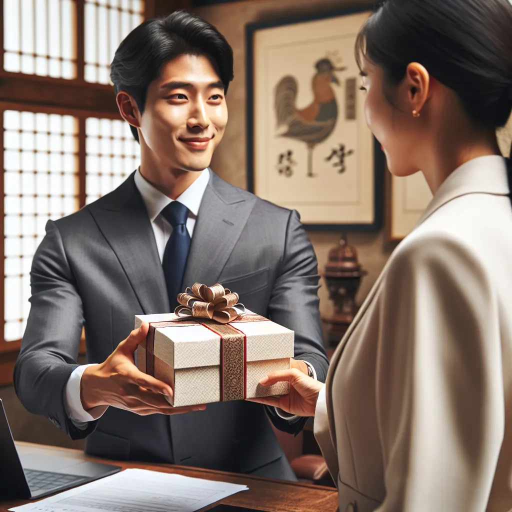 Business Gift-Giving in Korea: Etiquette and Selection