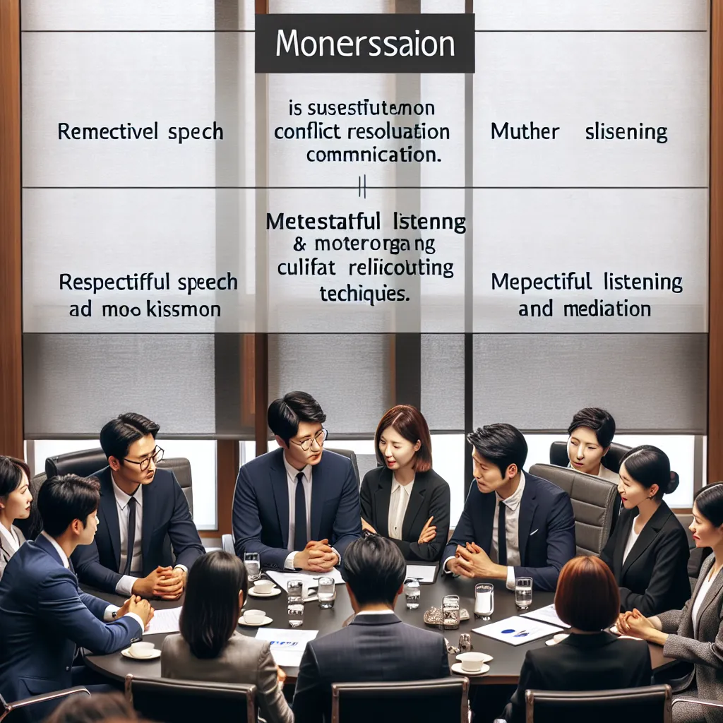 Conflict Resolution in Korean Business Settings: Effective Strategies