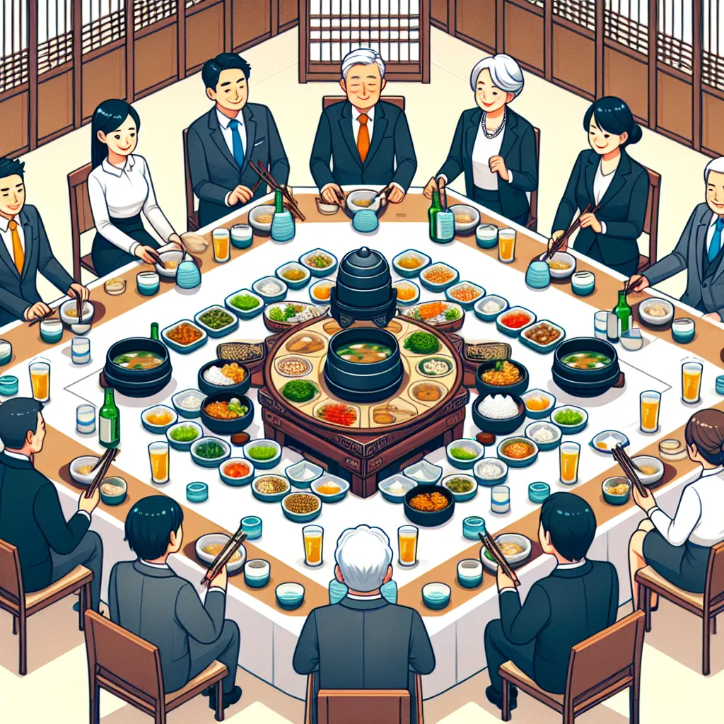 Korean Business Dining Etiquette: Tips for Company Dinners