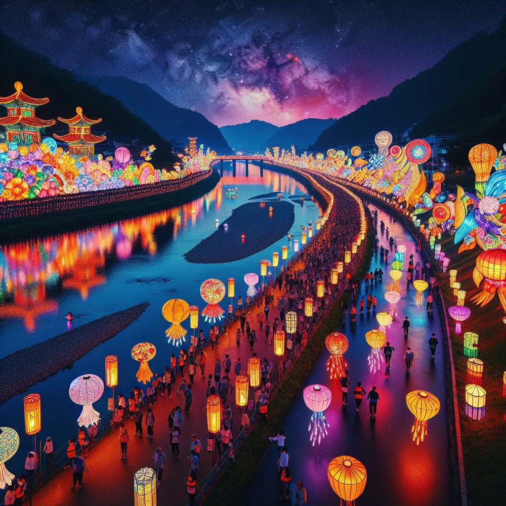 Jinju Namgang Lantern Festival: Walking Along the Beautifully Lit Namgang River