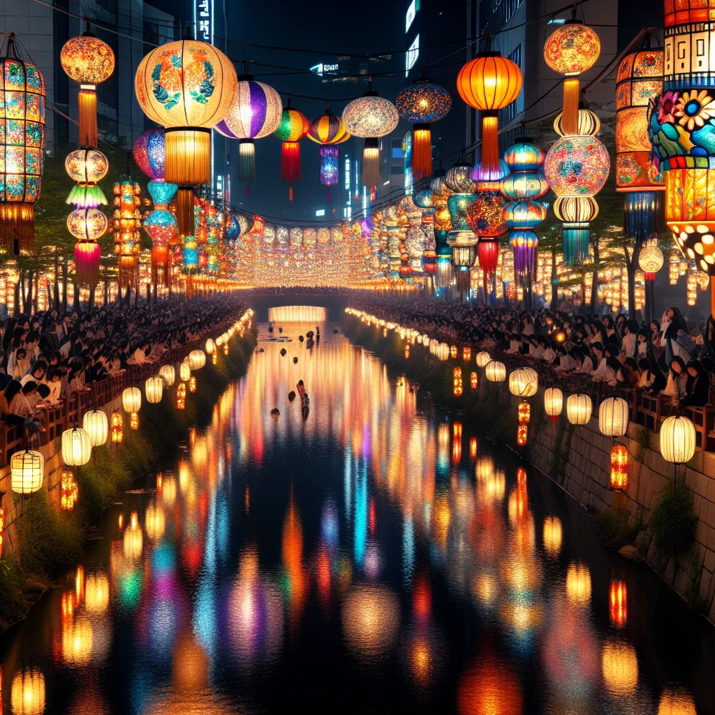 Seoul Lantern Festival: Witnessing the Magical Illuminations Along the Cheonggyecheon Stream